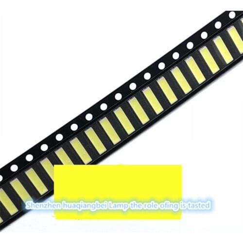 100piece/lot 3030 patch lamp bead LED lamp bead LCD TV backlight 1 w 3v with cold white bag mail v6v repair the TV