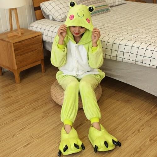 Animal Adults Frog Pokemon Onesies Pajamas Cute Stitch Anime Cartoon Cosplay Costume halloween Party Jumpsuits Suits