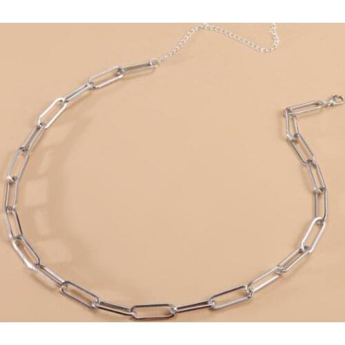 Popular Girl Necklace Simple Temperament Short Shiny Clavicle Chain Personality Neck Necklace Women Wholesale Sales Bohemio