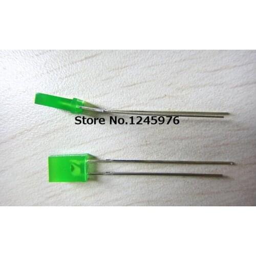 2*5*7 green to green rectangle LED light-emitting diode Light Beads