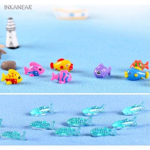 New Tropical Fish Tank Garden Aquarium Decoration for Water Fountain Anime Figurines Toys Terrariums Miniature DIY Accessories