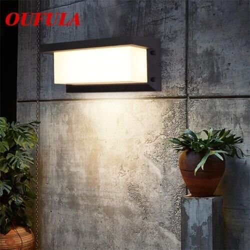 OULALA Outdoor Wall Lamps Fixture Waterproof Contemporary Creative Decorative For Porch Patio