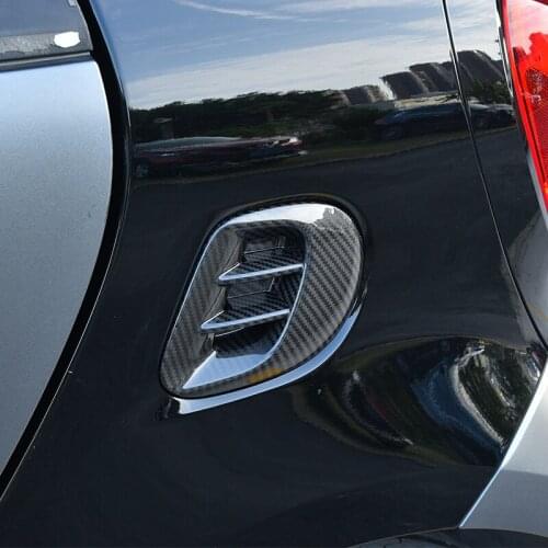 Fender vent decoration carbon fiber air inlet protective cover For Mercedes New Smart 453 Fortwo Forfour modified accessories