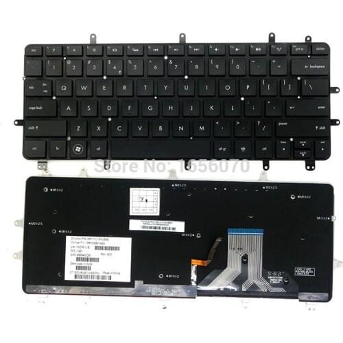 100%Genuine NEW Original backlit with out frame Laptop US keyboard for HP Spectre XT Pro 13-2000 Black free shipping