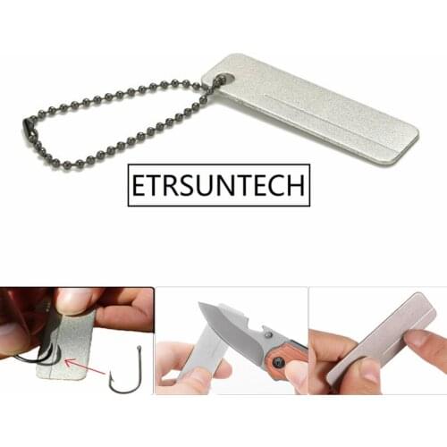 100Pcs Knife Sharpener Protable Mini Outdoor EDC Gear Grind Stone Whetstone Knife Sharpener kitchen Tools Wholesale