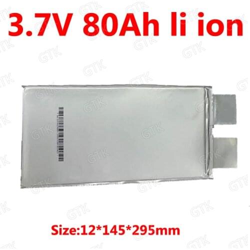 3.7v 80Ah lithium ion battery 3.7v li ion for DIY 12V 80Ah 24v 320Ah Solar energy storage Communication base station Ups vehicle