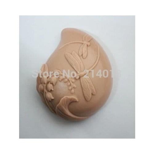 3D Soap Mold Cake Decoration Mold Handmade Soap Mold Lily of The Dragonfly Modelling Silicon Aroma Stone Moulds Silicone Rubber