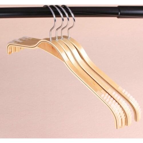 40 cm Clothes Hanger Dry Wet Dispaly Wooden Suit Hanger Coats Dress Skirts Anti Slip Hanger