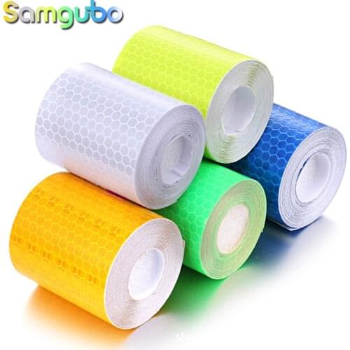 5cm*3m Reflective Safety Stickers Bike Body Warning Conspicuity Tape Film Sticker Strip Bicycle Accessories