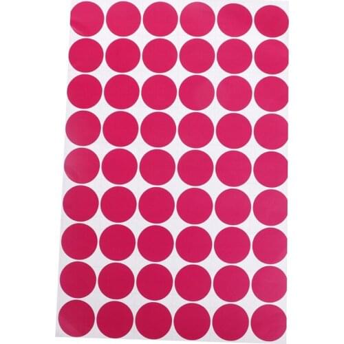 54pcs Mini Polka Dots Wall Sticker Nursery Kids Rooms Children Wall Decals Refrigerator Home Decor DIY Art Wall Decoration