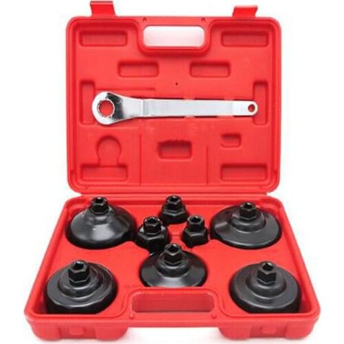 The oil filter cap wrenches 9PCS Oil Filter Wrench Kit Cap Engine Tool Remover for Auto Motorcycle Aluminum Alloy