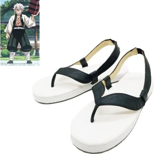 Anime Demon Slayer Kimetsu no Yaiba Shinazugawa Sanemi cosplay shoes custom made