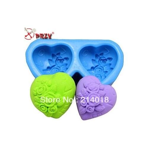 Free shipping rose modelling silicon soap mold Cake decoration mold Cake mold manual soap mold NO.SO-018