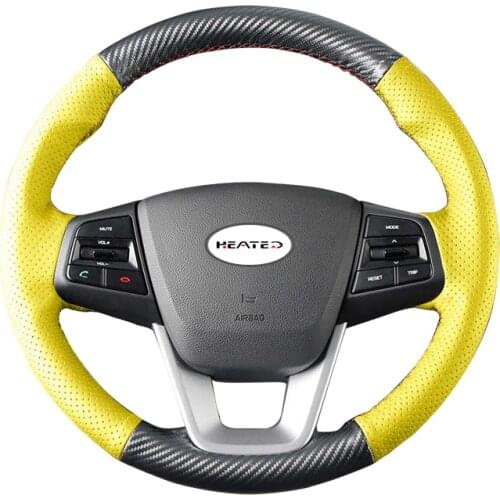 Braiding Cover for Steering Wheel for Hyundai ix25 2014-2016 Creta 2016 2017 Steering Wheel Cover for Hyundai