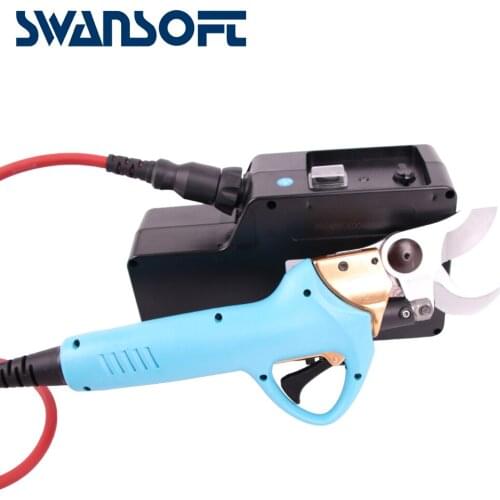 Electric pruners shears garden scissors pruner operating duration 5-8hours professional v-cut garden fruit tree pruning shear