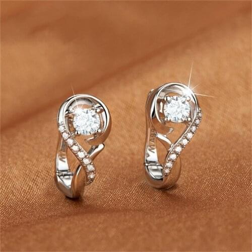 Exquisite Music Note Weight Loss Earrings Cubic Zirconia Earrings Acupoint Stimulation Magnetic Therapy Fat Burning Jewelry Gift