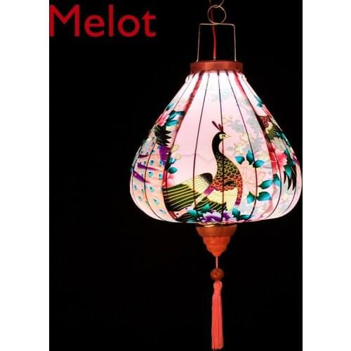Chinese High-End Luxury Festival Lantern Ornament Modern Creative Glow Balcony Festival Party Lantern