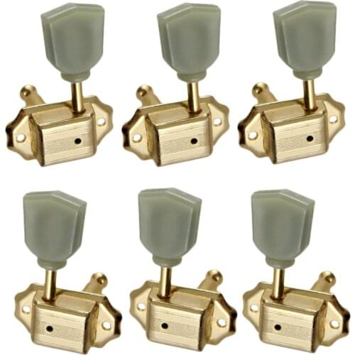 Electric Guitar Tuning Pegs Tuners Tulip Button for Acoustic Guitars 3R 3L