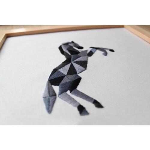 DIY Ribbons Embroidery Tool Needlework Kits Wall Art Home Decoration For Beginner M56