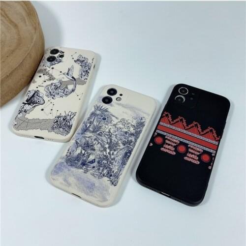 Paris France soft Case For iPhone 11 12 Pro Max mini 7 8 6 6S Plus XR X XS se luxury silicone phone Cover Fashion fundas capa