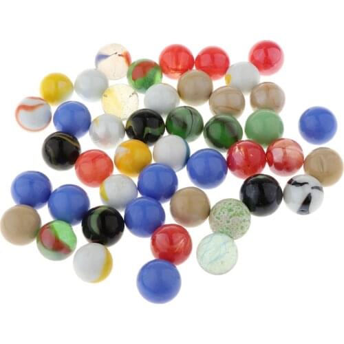 Set Of 90 Marbles Ball Glass Bead For Chinese Checkers Game Toy Fish Tank and Vase Fillers Multicolored