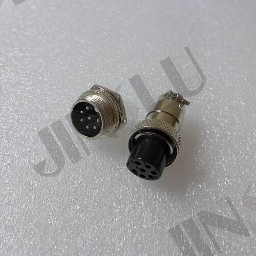 Small Welding Consumables 7 Prong Pins Pin Plug Socket Connector Aviation Plug for TIG MIG MAG Plasma Cutting Torch