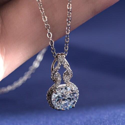 New Arrival Fashion Clavicle Chain Crystal Pendant Necklace For Women Elegant Luxury Exquisite Choker Jewelry Bijoux Gift