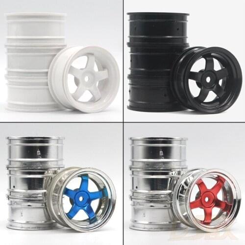 4pcs 1Set Plastic Wheel Rim Fit HPI HSP RC model 1:10 On-Road Racing Car 6030 for HSP94123/94122/94103/D4/D3