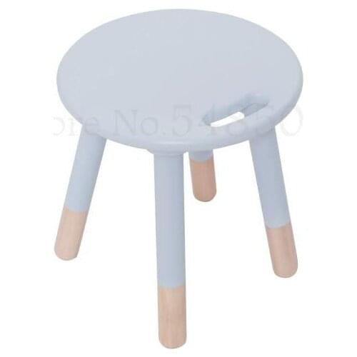 Pocky Childrens Small Bench Baby Chair Morandi Shu Color Portable Good Mobile