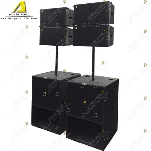 PRO Audio Powered Active PA Sound Loud Professional Subwoofer Line Array Speaker with Amplifier Module A2
