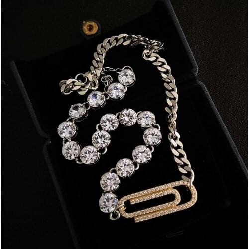 QTT Natural Necklace Womens Clavicle Chain Simple Temperament 2021 New Jewelry Wedding Party Gift Necklace Party Gift