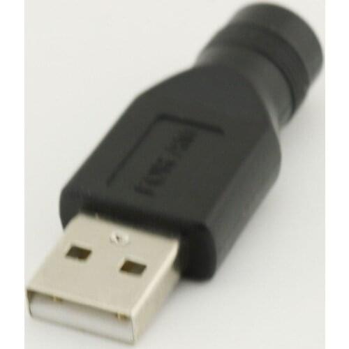 10pcs USB 2.0 A Male To 5.5mm x 2.1mm Female 5V DC Power Supply Adapter Connector