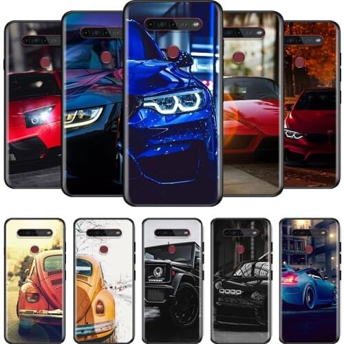 Luxury Sports Car For LG G8 V30 V35 V40 V50 V60 Q60 K40S K50S K41S K51S K61 K71 K22 ThinQ 5G Phone Case