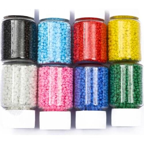 3000pcs 2mm Glass Seed Beads Charm MImi Spacer Beads for DIY Earring Necklace Bracelet Fashion Jewelry Findings Accessories