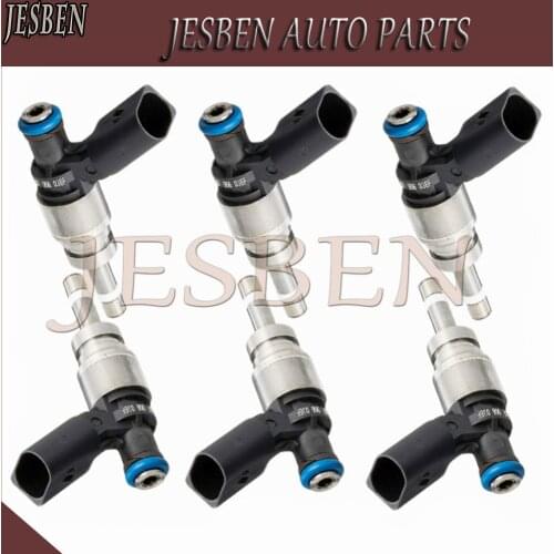 6PCS/LOT 06E906036C Fuel Injectors FIT For AUDI A4 A6 Avant Allroad A8 3.2 FSI quattro S8 5.2 FSI 2005-2011 NO# 06E 906 036 C