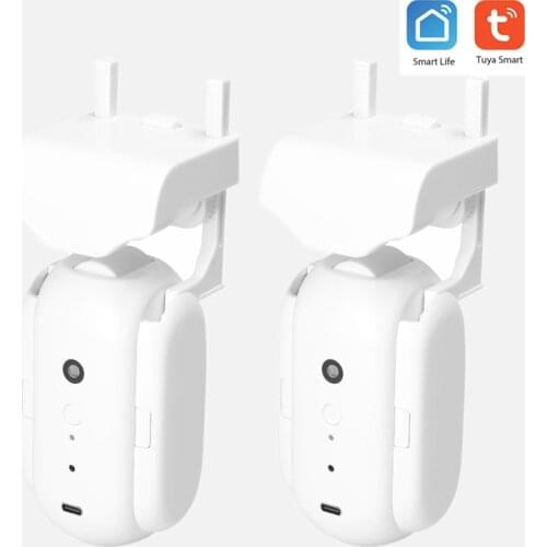 Tuya Smart Curtains Electric Curtain Motor BT Voice Control Wireless Automatic Curtain Opener Robot Home Automation