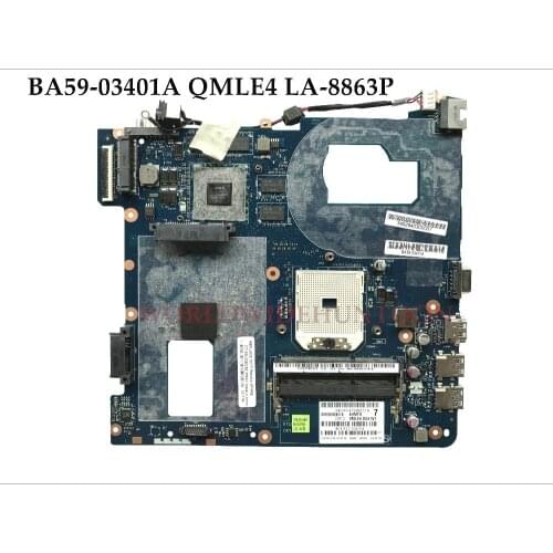 High quality BA59-03401A For Samsung NP355V5C 355V5C Laptop Motherboard QMLE4 LA-8863P Socket FS1 DDR3 100% Fully Tested
