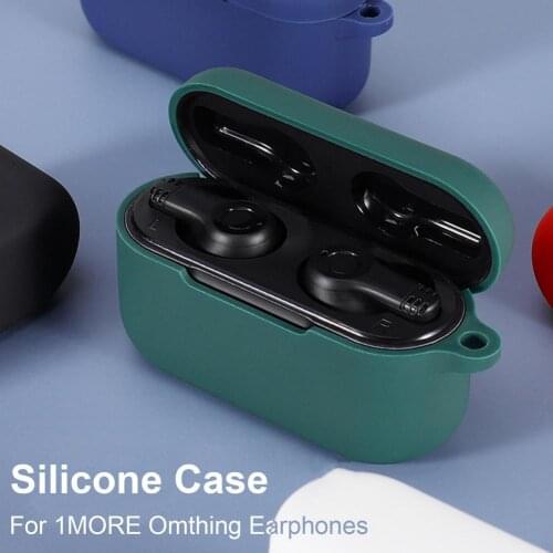 Protective Case For 1MORE Omthing Wireless Earphone Silicone Protector Cover Full Body Protection Charging Box Accessories