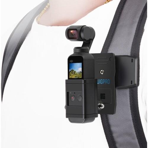 Bag Clamp Clip Pocket with Gimbal Camera Fixed Adapter Mount for DJI Osmo Pocket Backpack Holder Accessories