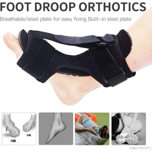 1 Pieces Adjustable Plantar Fasciitis Night Splint Foot Drop Orthosis Stabilizer Brace Anti-sprain