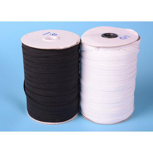 100-200m/lots 4mm-12mm white Elastic Cord Stretch Thread String Rope CH-1024