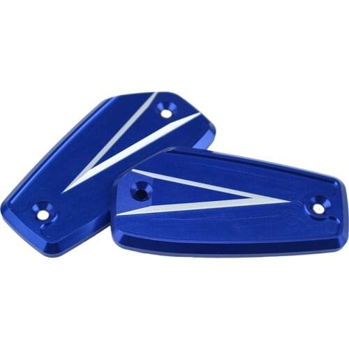 2x Front Brake Clutch Cylinder Fluid Reservoir Cover Replace for HAYABUSA GSX 1300R for SUZUKI BKING 2008 2009 2010 2011