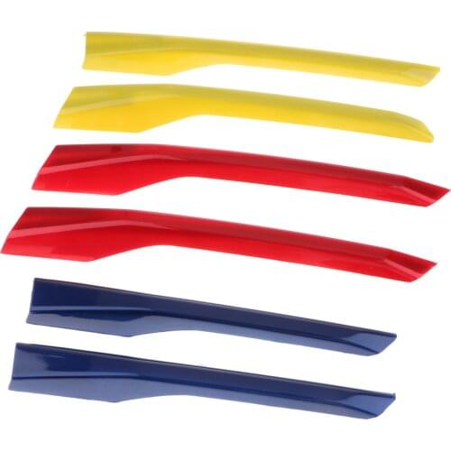 6PCS ABS Front Fog Light Cover Decorative Trim For Cadillac XT5 2016-2018