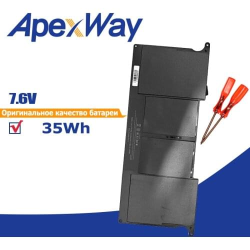 Apexway Laptop Battery for Apple MacBook Air 11" A1370 Mid 2011 & A1465 (2012-2015) 35WH 7.6V Replace: A1406 A1495 batteries