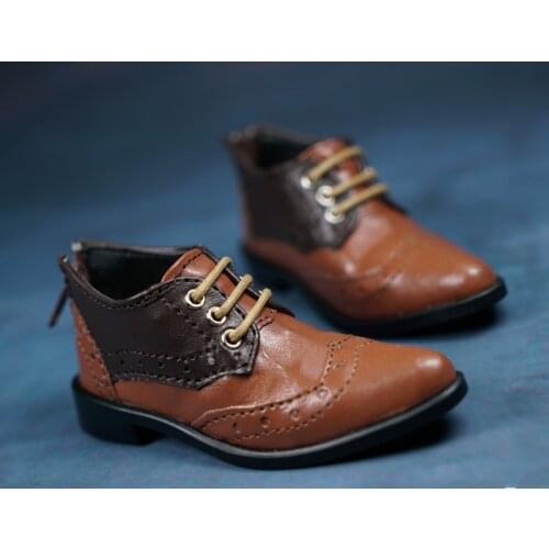 BJD shoes are suitable for Uncle size business formal wear British style lace-up shoes Korean casual breathable shoes
