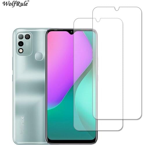 2Pcs For Infinix Hot 10 Lite Glass Note 10 Pro 10t 10s NFC Note 8 Zero 8i Screen Protector Tempered Glass Phone Film Hot 10 Lite