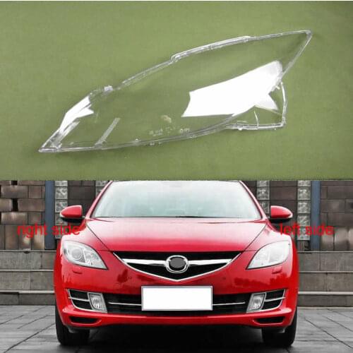 For Mazda 6 M6 2009 - 2015 Sedan 4Dr Headlamps Transparent Cover Lampshade Lamp Shell Masks Headlight Cover Lens Headlight Glass