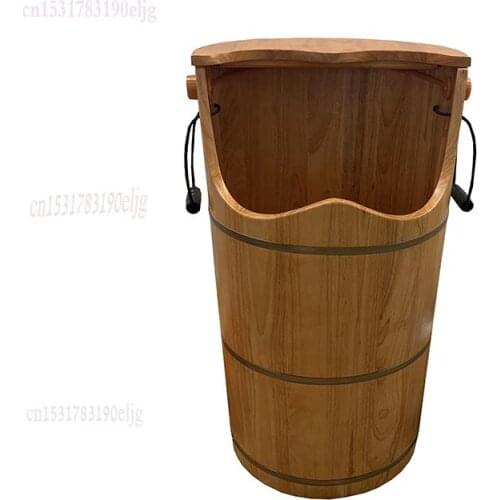 Oak fumigation barrel household foot bath barrel foot bath barrel steamed foot barrel foot bath foot bath foot bath steam foot b