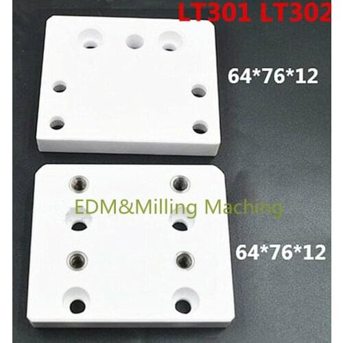 Wire EDM Machine LT301 LT302 Upper Lower Insulation Board 64*76*12mm Ceramic For CNC ACCUTEX Service
