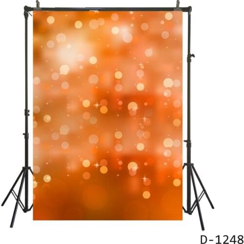 Valentines Day Backdrop Photography Bokeh Dots Lovers Propose Portrait Orange Background Photo Studio Booth Birthday Banner